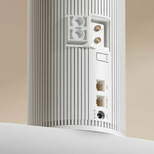 Маршрутизатор/ V2.0, 5G SA/NSA AX3000 Wi-Fi 6 Router, 574 Mbps at 2.4 GHz + 2402 Mbps at 5 GHz, 5G Rel. 15 with Max 2.6 Gbps DL, 128MB Flash, 256MB DDR,  2 x GbE ports, 1 x RJ11 VoLTE (Optional), 2 x SMA Interface, Nano SIM Slot, 4 Internal Antennas, 5G S