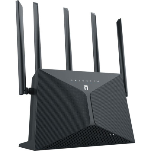 Маршрутизатор/ Netis AX3000 Wireless Dual Band Gigabit Router, 5*5dBi external fixed antennas, FXS,   IPTV function and full dual access support