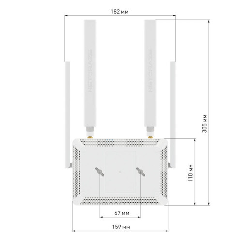 Маршрутизатор/ Netcraze Explorer 4G Интернет-центр с модемом 4G, Mesh Wi-Fi 5 AC1200 и 4-портовым Smart-коммутатором Маршрутизатор/ Netcraze Explorer 4G Интернет-центр с модемом 4G, Mesh Wi-Fi 5 AC1200 и 4-портовым Smart-коммутатором