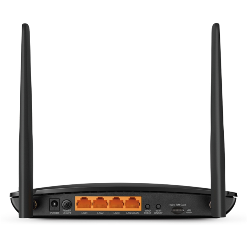 Роутер беспроводной TP-Link Archer MR500 AC1200 10/100/1000BASE-TX/4G cat.6 черный