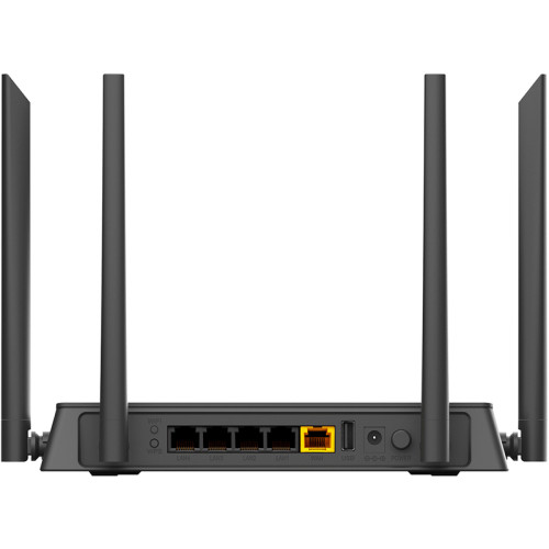 Маршрутизатор/ AC1200 Wi-Fi EasyMesh Router, 100Base-TX WAN, 4x100Base-TX LAN, 4x5dBi external antennas, USB port, 3G/LTE support