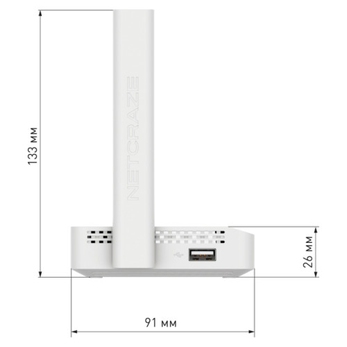 Маршрутизатор/ Интернет-центр Mesh Wi-Fi N300, 3-портовым Smart-коммутатором и портом USB Маршрутизатор/ Интернет-центр Mesh Wi-Fi N300, 3-портовым Smart-коммутатором и портом USB