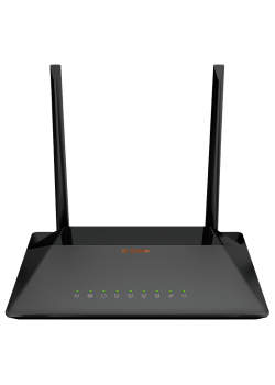 маршрутизатор/ DSL-224 VDSL2/ADSL2+ N300 Wi-Fi Router, 4x100Base-TX LAN, 2x5dBi external antennas, Annex A, DSL port , Ethernet WAN support