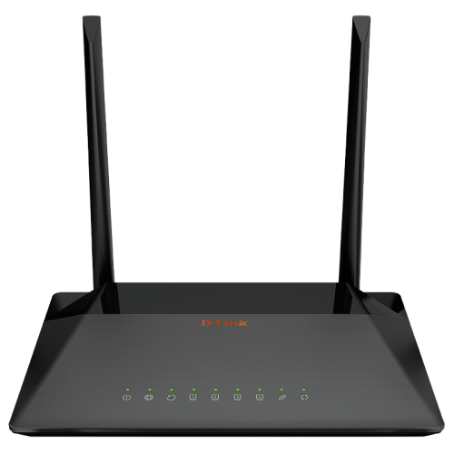 маршрутизатор/ DSL-224 VDSL2/ADSL2+ N300 Wi-Fi Router, 4x100Base-TX LAN, 2x5dBi external antennas, Annex A, DSL port , Ethernet WAN support