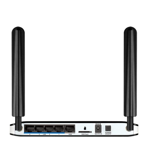 Маршрутизатор/ DWR-921 N300 Wi-Fi LTE Router, 100Base-TX WAN, 4x100Base-TX LAN, 2x3dBi detachable LTE antennas, 2x3dBi internal Wi-Fi antennas, SIM slot