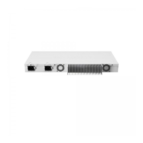 Маршрутизатор/ CCR2004-1G-12S+2XS Cloud Core Router with Annapurna Alpine AL32400 Cortex A57 CPU (4-cores, 1.7GHz per core), 4GB RAM, 1x Gigabit RJ45 port, 12x 10G SFP+ cages, 2 x 25G SFP28 cages, RouterOS L6, 1U rackmount case, Dual PSU