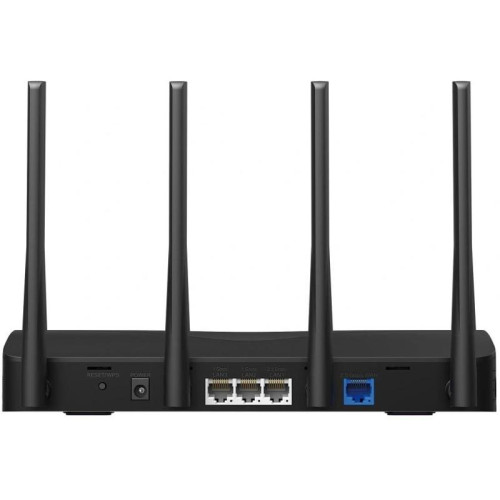 Роутер беспроводной Mercusys MR27BE BE3600 10/100/1000/2500BASE-T черный