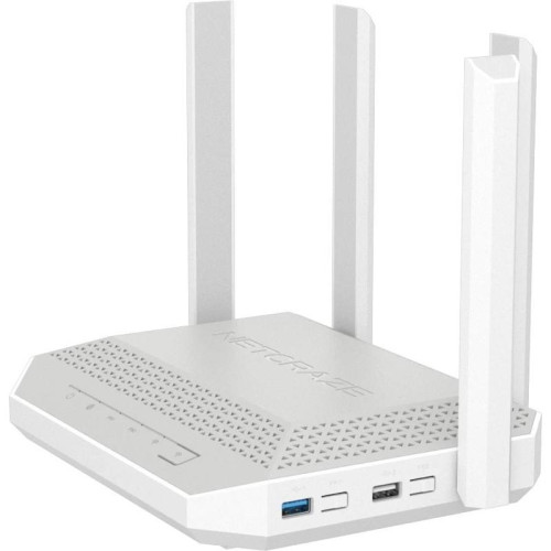 Роутер беспроводной Keenetic Netcraze Giga (NC-1012) AX3000 10/100/1000BASE-TX/SFP/4g ready белый