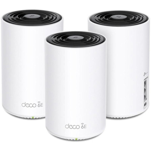 Бесшовный Mesh роутер TP-Link Deco XE75 AXE5400 10/100/1000BASE-TX белый (упак.:3шт)