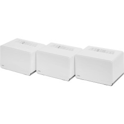 Бесшовный Mesh роутер Mercusys Halo H27BE (HALO H27BE(3-PACK)) BE3600 10/100/1000BASE-TX белый (упак.:3шт)