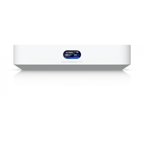 Маршрутизатор/ Compact 2.5G Cloud Gateway with 30+ UniFi device / 300+ client support, 2.3 Gbps IPS routing, and selectable NVR storage Маршрутизатор/ Compact 2.5G Cloud Gateway with 30+ UniFi device / 300+ client support, 2.3 Gbps IPS routing, and selectable NVR storage