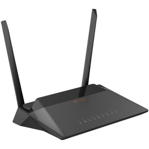 Роутер беспроводной D-Link DSL-224 N300 10/100BASE-TX черный