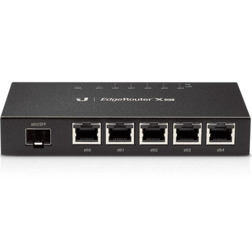 Маршрутизатор Ubiquiti EdgeRouter X SFP  ER-X-SFP  Ubiquiti PoE-маршрутизатор 2 ядра (880 МГц), 5x 1G RJ45, 1x SFP,  ER-X-SFP  раздача PoE (022203)