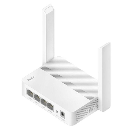Маршрутизатор CUDY WR300 N300 Wi-Fi Router, Chipset MediaTek, 802.11b/g/n,300Mbps at 2.4GHz, 4 Ч 10/100Mbps Ports, 2 Ч 5dBi fixed antennas, WiFi router/AP/ Repeater/WISP Mode, Guest network, WPS, DDNS, VPN Client, IPv6, Cudy APP