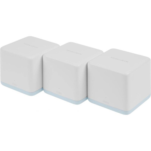 Бесшовный Mesh роутер Mercusys Halo H30(3-pack) AC1200 10/100BASE-TX компл.:устройство/крепления/адаптер белый (упак.:3шт)