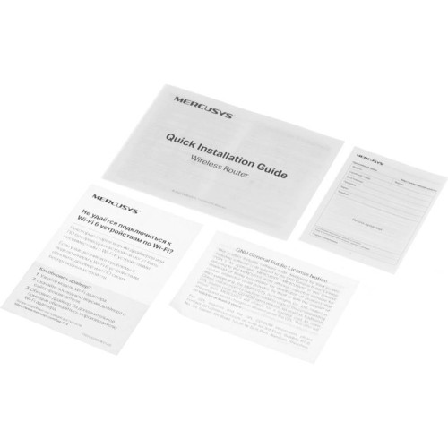 Роутер беспроводной Mercusys MR60X AX1500 10/100/1000BASE-TX черный