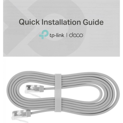 Бесшовный Mesh роутер TP-Link Deco X20(2-PACK) AX1800 10/100/1000BASE-TX белый (упак.:2шт)