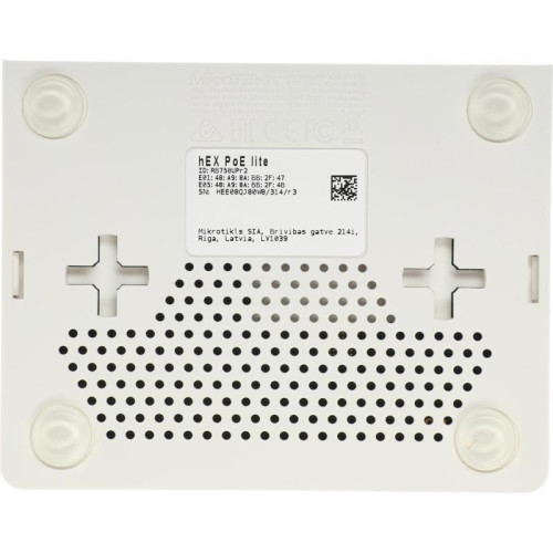 Роутер MikroTik hEX PoE lite (RB750UPR2) 10/100BASE-TX белый