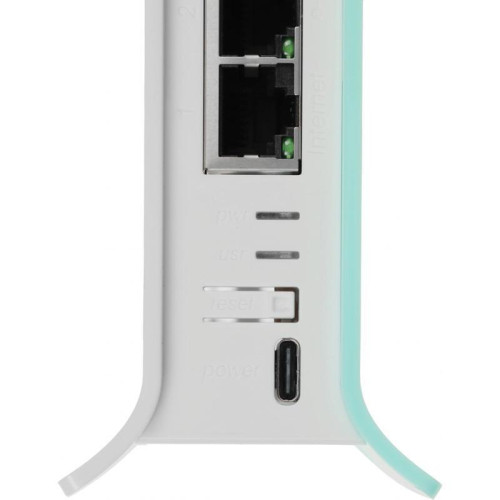 Роутер беспроводной MikroTik hAP ax lite (L41G-2AXD) AX600 10/100/1000BASE-TX голубой Роутер беспроводной MikroTik hAP ax lite (L41G-2AXD) AX600 10/100/1000BASE-TX голубой