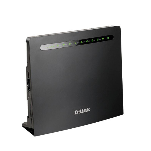 Маршрутизатор/ DWR-980 AC1200 Wi-Fi LTE Router, 1000Base-T WAN, 4x1000Base-T LAN, 2x3dBi detachable LTE antennas, 4x4dBi internal Wi-Fi antennas, SIM slot, 2xFXS+DSL+USB ports, VDSL2 support