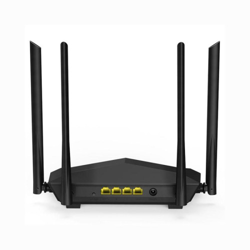 Маршрутизатор Tenda AC6 Двухдиапазонный WiFi роутер AC1200 до 300 Мбит/с на 2,4 ГГц + до 867 Мбит/с до 5 ГГц, LAN 3x100 Мбит/с, WAN 1x100 Мбит/с, 4*5dBi антенны