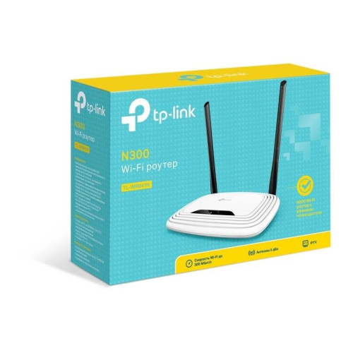 Роутер беспроводной TP-Link TL-WR841N N300 10/100BASE-TX белый
