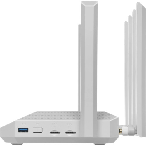 Роутер беспроводной Keenetic Netcraze Hero 5G (NC-4110) AX3000 10/100/1000/2500BASE-TX/4G cat.12 белый