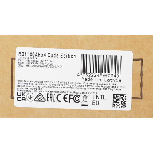 Роутер MikroTik RB1100AHx4 Dude Edition (RB1100DX4) 10/100/1000BASE-TX серый
