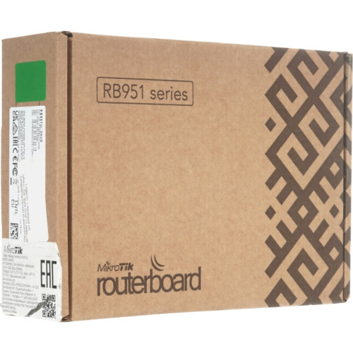 Роутер беспроводной MikroTik RB951UI-2HND N300 10/100BASE-TX белый