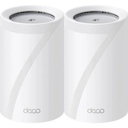 Бесшовный Mesh роутер TP-Link Deco BE65 Pro BE11000 100/1000/2500/5000BASE-T белый (упак.:2шт)