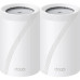 Бесшовный Mesh роутер TP-Link Deco BE65 Pro BE11000 100/1000/2500/5000BASE-T белый (упак.:2шт)