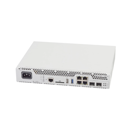 Сервисный маршрутизатор ESR-20, 2 х 10/100/1000BASE-T, 2 x Combo 10/100/1000BASE-T/1000BASE-X SFP, 1 x USB 2.0, 1 x USB 3.0, 1 слот для SD-карт, Console, 4ГБ RAM, 4ГБ Flash, встроенный модуль питания 220В переменного тока