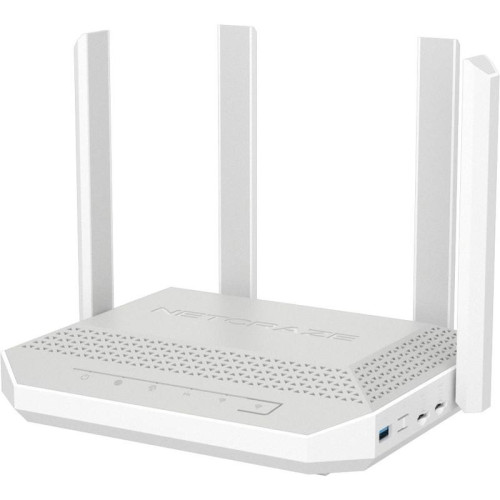 Роутер беспроводной Keenetic Netcraze Hopper 4G+ (NC-2312) AX3000 10/100/1000BASE-TX/4G cat.6 белый