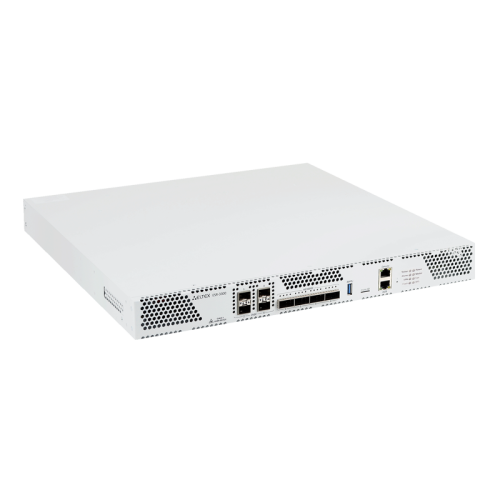 Сервисный маршрутизатор ESR-3300, 4?Ethernet 1000BASE-X/10GBASE-R/25GBASE-R, 4?40GBASE-R (QSFP+)/100GBASE-R (QSFP28), 1 слот для microSD-карт, 48 ГБ RAM, 8 ГБ Flash, 2 слота для модулей питания