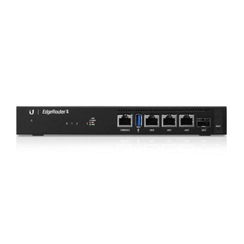 Маршрутизатор Ubiquiti EdgeRouter  ER-4  маршрутизатор 4 ядра (1 ГГц), 3х 1G RJ45, 1х SFP, (020657)