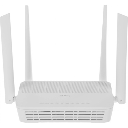 Маршрутизатор CUDY AX3000 Gigabit Wi-Fi 6 Mesh Router Dual Band, Chipset MT7981BA+MT7976CN+MT7531AE, 802.11ax/ac/a/b/g/n, 2402Mbps at 5GHz + 574Mbps at 2.4GHz, 5 x 10/100/1000Mbps Ports, 4 x 5dBi fixed antennas, WiFi router/AP/ Repeater/WISP Mode, PPTP/L2 Маршрутизатор CUDY AX3000 Gigabit Wi-Fi 6 Mesh Router Dual Band, Chipset MT7981BA+MT7976CN+MT7531AE, 802.11ax/ac/a/b/g/n, 2402Mbps at 5GHz + 574Mbps at 2.4GHz, 5 x 10/100/1000Mbps Ports, 4 x 5dBi fixed antennas, WiFi router/AP/ Repeater/WISP Mode, PPTP/L2