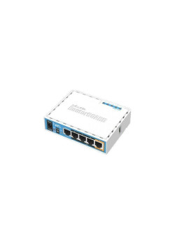 Маршрутизатор/ hAP ac lite Dual-Concurrent 2.4/5GHz AP, 802.11ac, Five Ethernet ports, PoE-out on port 5, USB for 3G/4G support