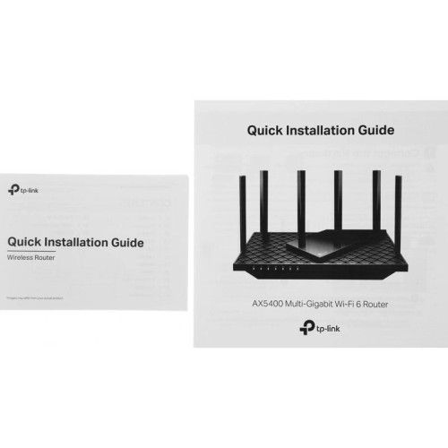 Роутер беспроводной TP-Link ARCHER AX72 PRO AX5400 10/100/1000BASE-TX черный