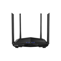Маршрутизатор Tenda AC10 Двухдиапазонный гигабитный Wi-Fi роутер AC1200 до 300 Мбит/с на 2,4 ГГц + до 867 Мбит/с до 5 ГГц, LAN 3x1 Гбит/с, WAN 1x1 Гбит/с, 4*5dBi внешние антенны