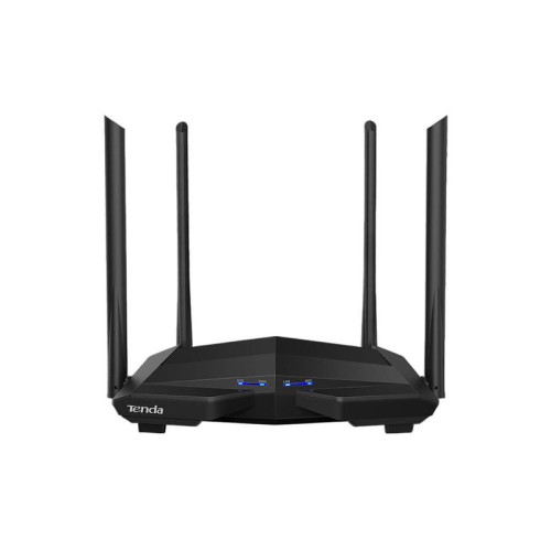 Маршрутизатор Tenda AC10 Двухдиапазонный гигабитный Wi-Fi роутер AC1200 до 300 Мбит/с на 2,4 ГГц + до 867 Мбит/с до 5 ГГц, LAN 3x1 Гбит/с, WAN 1x1 Гбит/с, 4*5dBi внешние антенны