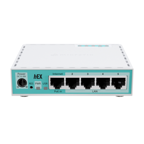 Маршрутизатор/ E50UG hEX refresh Router Dual-Core ARM64 CPU, 512MB RAM, 5 GbE Ports, USB, DC Jack