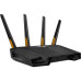 Роутер беспроводной Asus TUF-AX3000 AX3000 10/100/1000BASE-TX/4G ready черный Роутер беспроводной Asus TUF-AX3000 AX3000 10/100/1000BASE-TX/4G ready черный