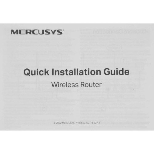 Роутер беспроводной Mercusys MR1900G AC1900 10/100/1000BASE-TX черный