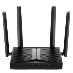 Маршрутизатор CUDY BE3600 Gigabit Wi-Fi 7 Router Dual Band Mesh Router, Chipset Broadcom, 802.11be/ax/ac/a/b/g/n, 2882Mbps at 5GHz + 688Mbps at 2.4GHz, 5 x 10/100/1000Mbps Ports, 4 x 5dBi fixed antennas, WiFi router/AP/ Repeater/WISP Mode, PPTP/L2TP/OpenV