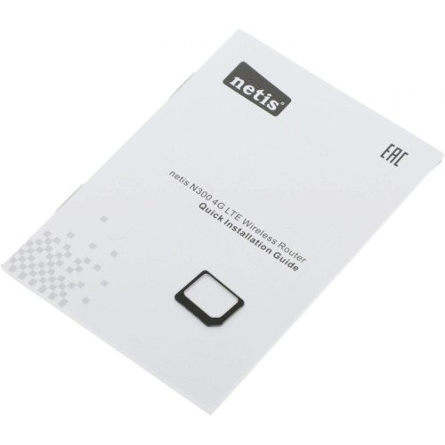 Роутер беспроводной Netis MW5360 N300 10/100BASE-TX/4G cat.4 черный