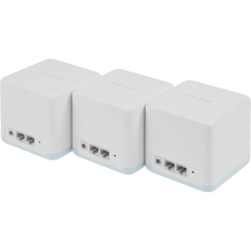 Бесшовный Mesh роутер Mercusys Halo H30(3-pack) AC1200 10/100BASE-TX компл.:устройство/крепления/адаптер белый (упак.:3шт)