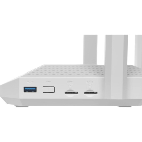 Роутер беспроводной Keenetic Netcraze Hero 5G (NC-4110) AX3000 10/100/1000/2500BASE-TX/4G cat.12 белый