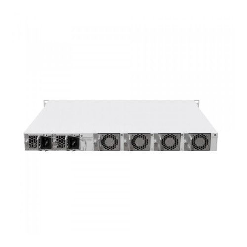 Маршрутизатор/ CCR2216-1G-12XS-2XQ Cloud Core Router with Amazon Annapurna Labs Alpine v3 AL73400 CPU (16-cores, 2GHz per core) and Marvell Prestera Aldrin2 switch-chip, 16GB RAM, 2x100G QSFP cages, 14x25G SFP28 cages, 1xGbit LAN, 2xM.2 SATA slots, Router Маршрутизатор/ CCR2216-1G-12XS-2XQ Cloud Core Router with Amazon Annapurna Labs Alpine v3 AL73400 CPU (16-cores, 2GHz per core) and Marvell Prestera Aldrin2 switch-chip, 16GB RAM, 2x100G QSFP cages, 14x25G SFP28 cages, 1xGbit LAN, 2xM.2 SATA slots, Router