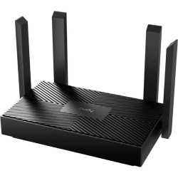 Маршрутизатор CUDY WR1500 AX1500 Gigabit Wi-Fi 6 Router Dual Band, Chipset Realtek, 802.11ax/ac/a/b/g/n, 1201Mbps at 5GHz + 300Mbps at 2.4GHz, 4 x 10/100/1000Mbps Ports, WPA3, IPv6, 4 x 5dBi fixed antennas