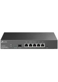 Маршрутизатор/ Gigabit Multi-WAN VPN Router, 1× Gb SFP WAN, 1× Gb RJ45 WAN, 2× Gb WAN/LAN RJ45, 2× Gb RJ45 LAN ports, Integration with Omada SDN Controller